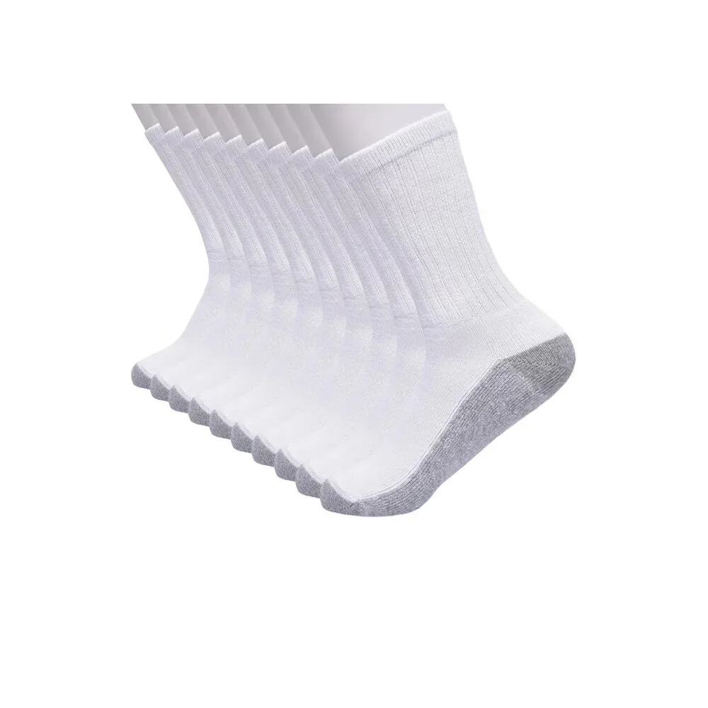 Wonder Nation Boys Cushioned Crew Socks, 10-Pack NEW IN PACKAGE